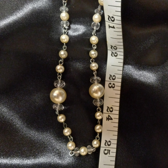 25 Inch Beaded Pearl Necklace - Picture 2 of 5